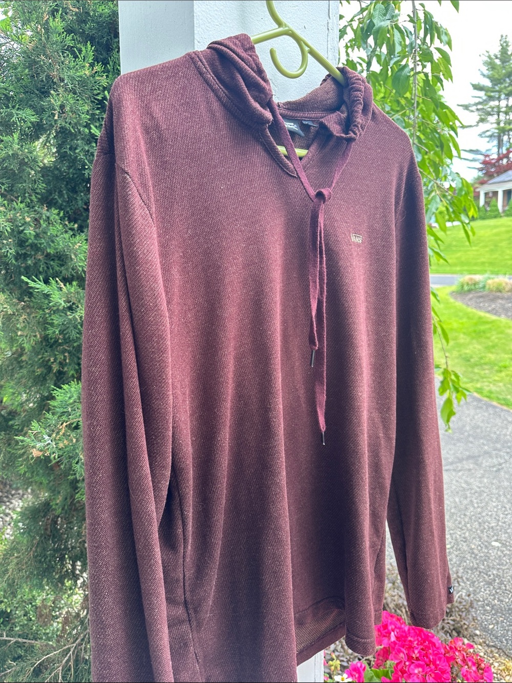 Vans Maroon/Burgundy Hooded Top